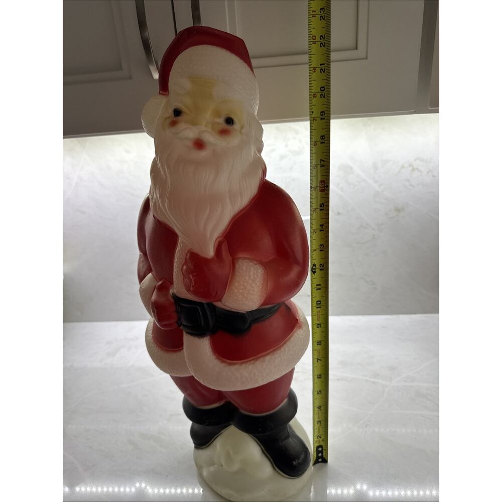 Vintage Blow Mold Santa Claus Working Light 1973 Empire 23” Carolina Enterprises - Picture 14 of 15